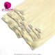 Classic Clip In Hair Extensions (8pcs/120g))Blonde Color 613# 100% Human Hair