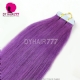  Virgin Hair Straight Purple Tape in Tape Hair Extension 20pcs 50g