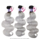 3 or 4pcs/lot 14A Royal Grade Cambodian Body Wave Gray Hair Silver Grey Ombre Human Hair Extension