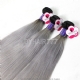 Ombre Color T1B/Grey# 1 Bundle Virgin Cambodian Straight  Hair Ombre Silver Grey Weave