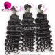 Best Match 4*4 Silk Base Closure With 4 or 3 Bundles 14A Royal Grade Virgin Remy Hair European deep wave Hair Extensions