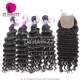 3 or 4pcs a lot 14A Royal Grade Cambodian Deep Wave Virgin Human Hair Extension