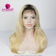 Ombre Color 1B/613 Lace Front Wig 150% Density Straight Hair/Body Wave/Deep Wave Virgin Human Lace Wig
