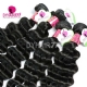 Best Match 4*4 Silk Base Closure With 4 or 3 Bundles 13A Standard Grade Virgin Malaysian Deep Wave Human Hair Extensions