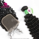 13x4/13x6 Lace Frontal With 3 or 4 Bundles Brazilian Deep Curly 13A Standard Grade Virgin Human Hair Extensions