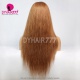 Color 30# Lace Frontal Wig 180% Density Lace Wig Straight Hair 100% Virgin Human Hair