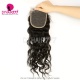 Lace Top Closure (4*4) Natural Wave Human Virgin Hair Freestyle Free Part Middle Part Two Part Three Part