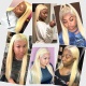 Blonde Color 613# Glueless HD 13x4/13x6 Lace Frontal Wig 200% Density Virgin Human Hair Small Knots