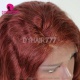 Stylist Wig As Picture 100% Virgin Human Hair Loose Wavy Indian Red 180% Density