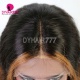 Stylist Wig As Picture 100% Virgin Human Hair Wavy Ombre Brown 130% Density