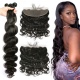 13x4/13x6 Lace Frontal With 3 or 4 Bundles Brazilian Body Wave 13A Standard Grade Virgin Hair Human Hair Extenions