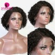 130% density Top Quality Virgin Human Hair Pixie XX03 Curly Bob Wigs Lace Front Wigs