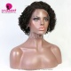 130% density Top Quality Virgin Human Hair Pixie XX03 Curly Bob Wigs Lace Front Wigs