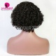 130% density Top Quality Virgin Human Hair Pixie XX03 Curly Bob Wigs Lace Front Wigs