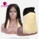 Hidden Glam Color Lace Frontal Wigs 180% Density Straight Hair Virgin Human Hair