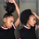 Drawstring Ponytail Clip In Extensions 100% Unprocessed Remy Hair Extension