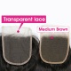 Lace Top Closure (4*4) Natural Wave Human Virgin Hair Freestyle Free Part Middle Part Two Part Three Part
